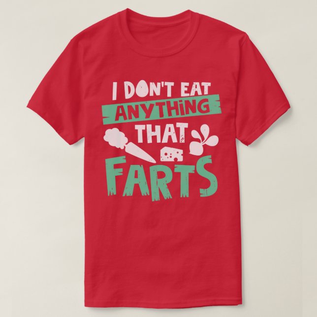 Camiseta Eu Não Como Nada Que Farte (Frente do Design)