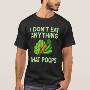 Camiseta Eu Não Como Nada Que Faz Coco Vegano Engraçado Eu
