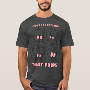 Camiseta Eu não como nada que sobe vegeta vegana engraçado