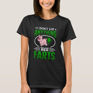 Camiseta Eu não como nada que solta peido Vegano Vegano Diz