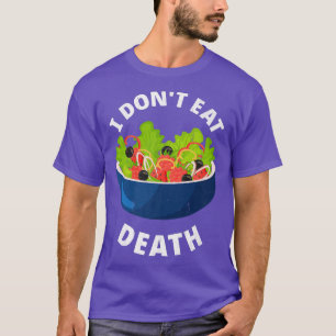 Camiseta Eu não como vegetariano vegetariano vegetariano To