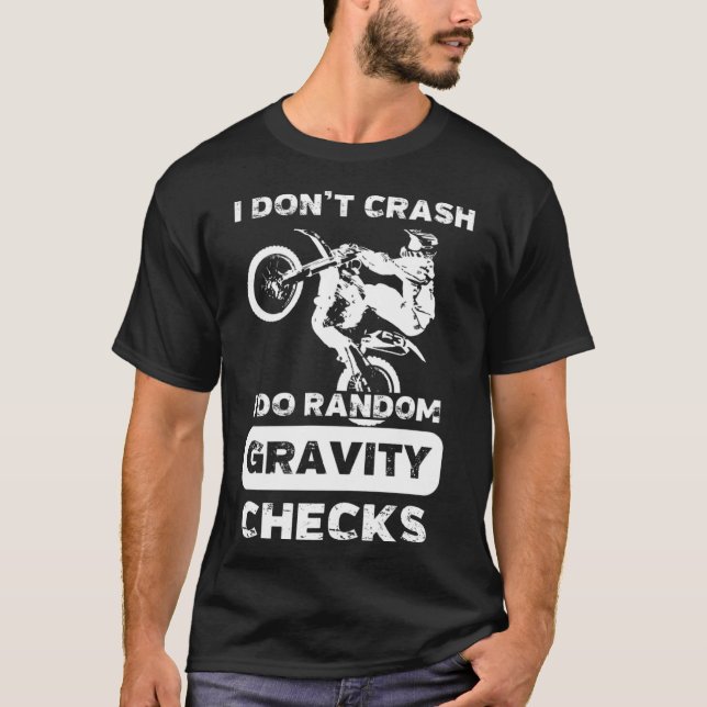 Camiseta Eu não despenho, eu faço exames aleatórios de grav (Frente)