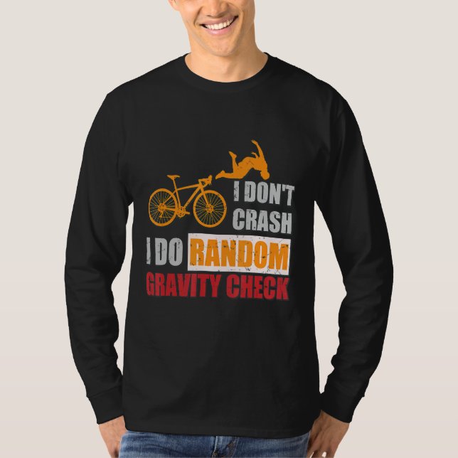 Camiseta Eu não despenho Eu faço exames aleatórios de gravi (Frente)