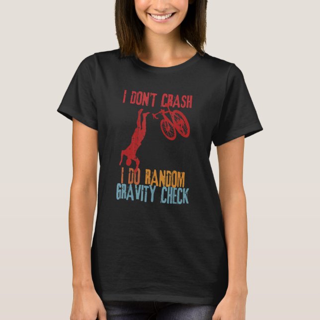 Camiseta Eu não despenho Eu faço exames aleatórios de gravi (Frente)