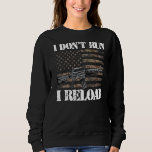 Camiseta Eu não dirijo, eu recarrego o homem patriótico ame