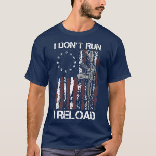 Camiseta Eu não dirijo, eu recarrego Patriotas Bandeiras Am