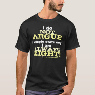 Camiseta Eu não discuto…