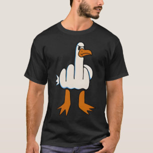 Camiseta Eu não dou a um Pato do Meio Engraçado Ofensivo