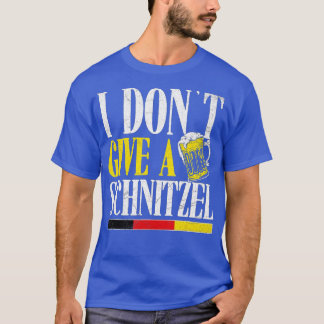 Camiseta Eu não dou a uma cerveja alemã Schnitzel o Wurst E