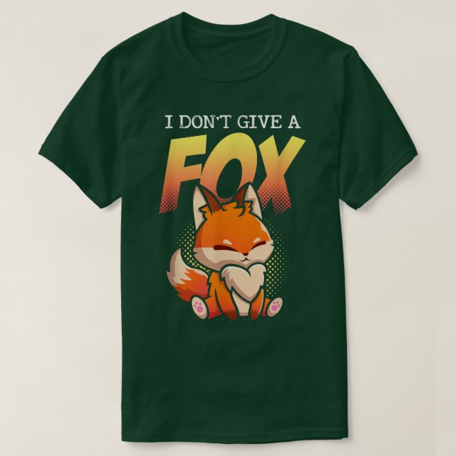 Camiseta Eu não dou a uma Fox digital, tv, cômica, episódio (Frente do Design)
