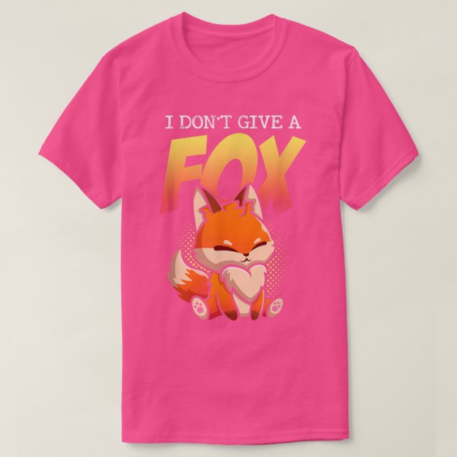 Camiseta Eu não dou a uma Fox digital, tv, cômica, episódio (Frente do Design)