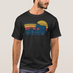 Camiseta Eu não dou a Vintage retrô de burro de um rato diz