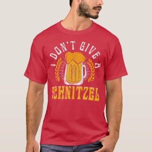 Camiseta Eu não dou um Schnitzel de alemão engraçado