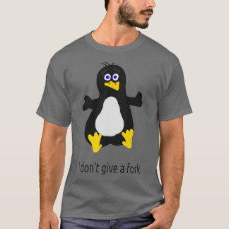 CAMISETA EU NÃO DOU UM VENTILADOR LINUX DO FORK
