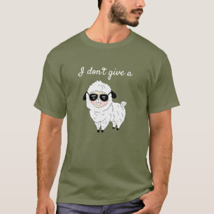 Camiseta Eu não dou uma Ovelha Engraçado