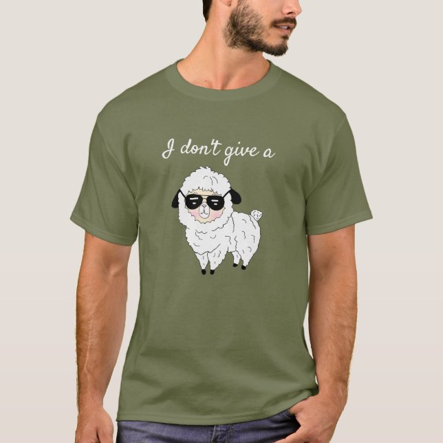 Camiseta Eu não dou uma Ovelha Engraçado (Frente)