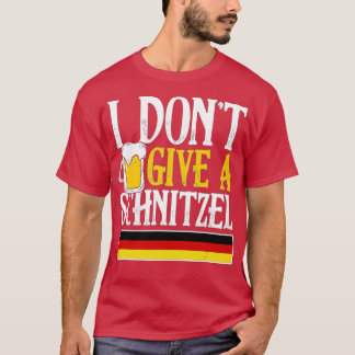 Camiseta Eu Não Dou Uma Schnitzel Cerveja Alemã Wurst Engra