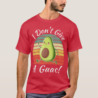 Camiseta Eu Não Dou Uma Vintagem Engraçada De Guac Avocado 