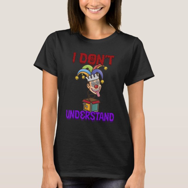 Camiseta Eu não entendo dizer humor (Frente)