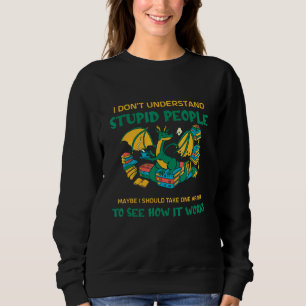 Camiseta Eu Não Entendo Pessoas Estúpidas Dragões