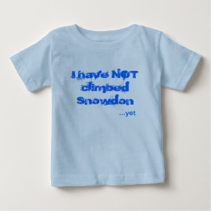 Camiseta Eu não escalei Snowdon
