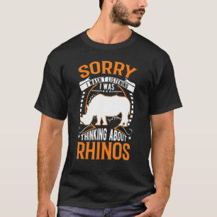 Camiseta Eu não estava ouvindo que estava pensando em Rhino