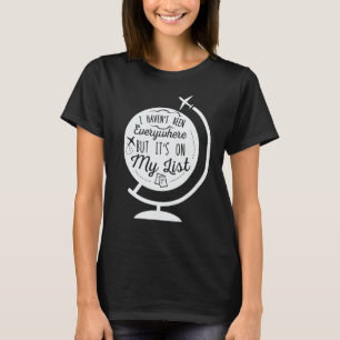 Camiseta Eu não estive em todo lugar, mas está na minha lis
