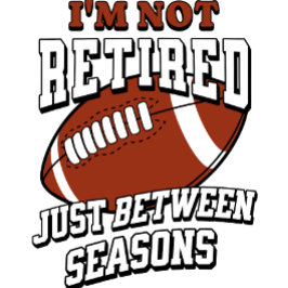 Camiseta Eu não estou aposentado apenas entre as estações