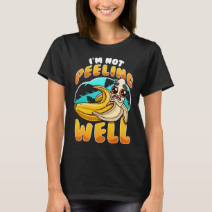 Camiseta Eu não estou despejando uma Fruta de banana amarel