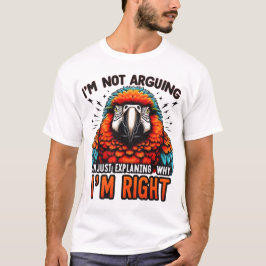 Camiseta Eu não estou discutindo