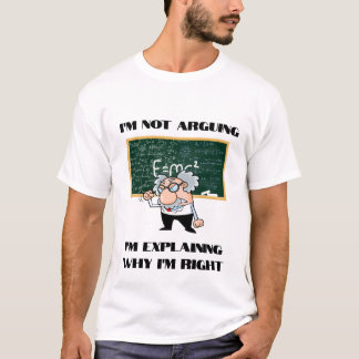 Camiseta Eu não estou discutindo, estou explicando por que 