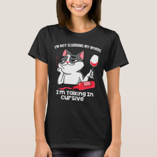 Camiseta Eu não estou esmagando minhas palavras. Estou fala