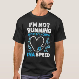 Camiseta Eu não estou executando este é meu trabalho normal