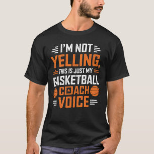 Camiseta Eu não estou gritando, este é apenas meu treinador