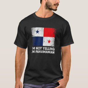 Camiseta Eu não estou gritando Eu sou Panamá Panamá1