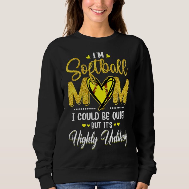 Camiseta Eu não estou gritando que esta é minha mãe de soft (Frente)