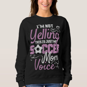 Camiseta Eu não estou gritando que este é o meu futebol mam