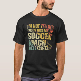 Camiseta Eu não estou gritando que isso é apenas minha voz 
