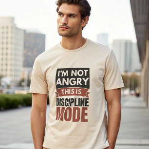 Camiseta Eu Não Estou Irritado, Estou no Modo Disc