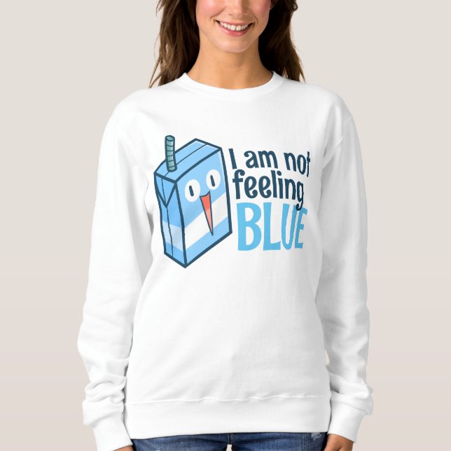 Camiseta Eu não estou me sentindo azul (Frente)