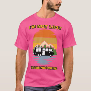 Camiseta Eu Não Estou Perdido, Estou Boondocking Camp Boond