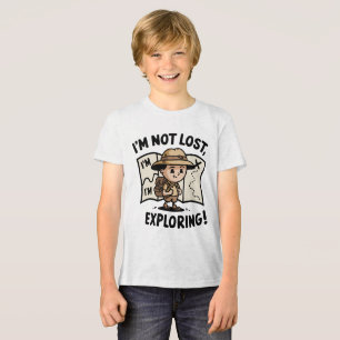 Camiseta Eu não estou perdido, estou explorando! - Cartoon