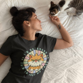 Camiseta Eu não estou zangado Este é só o meu rosto | Irani