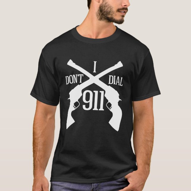 Camiseta Eu não faço disco 911 - obscuridade (Frente)