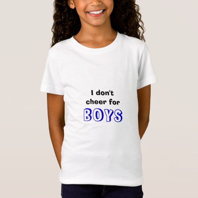 Camiseta Eu não faço elogio para meninos (Frente)