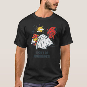 Camiseta Eu Não Faço Mães Preguiçoso Citação De Frango