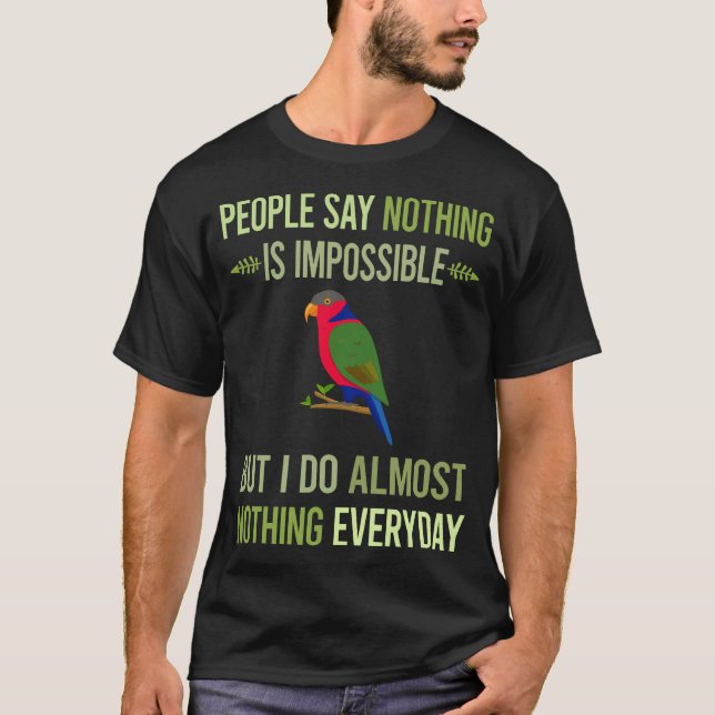 Camiseta Eu Não Faço Nada Lory 01 (Frente)