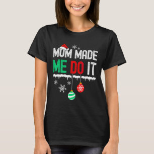 Camiseta Eu Não Faço Natal Combinando A Mamãe Me Fez Fazer