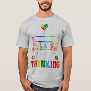 Camiseta Eu não falo muito porque eu sou brilhante Ocupado