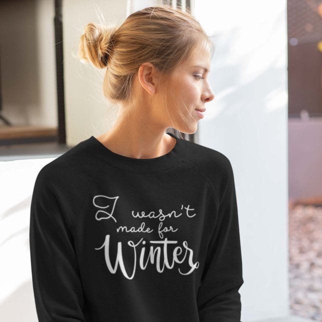 Camiseta Eu não fui feito para o inverno (Criador carregado)